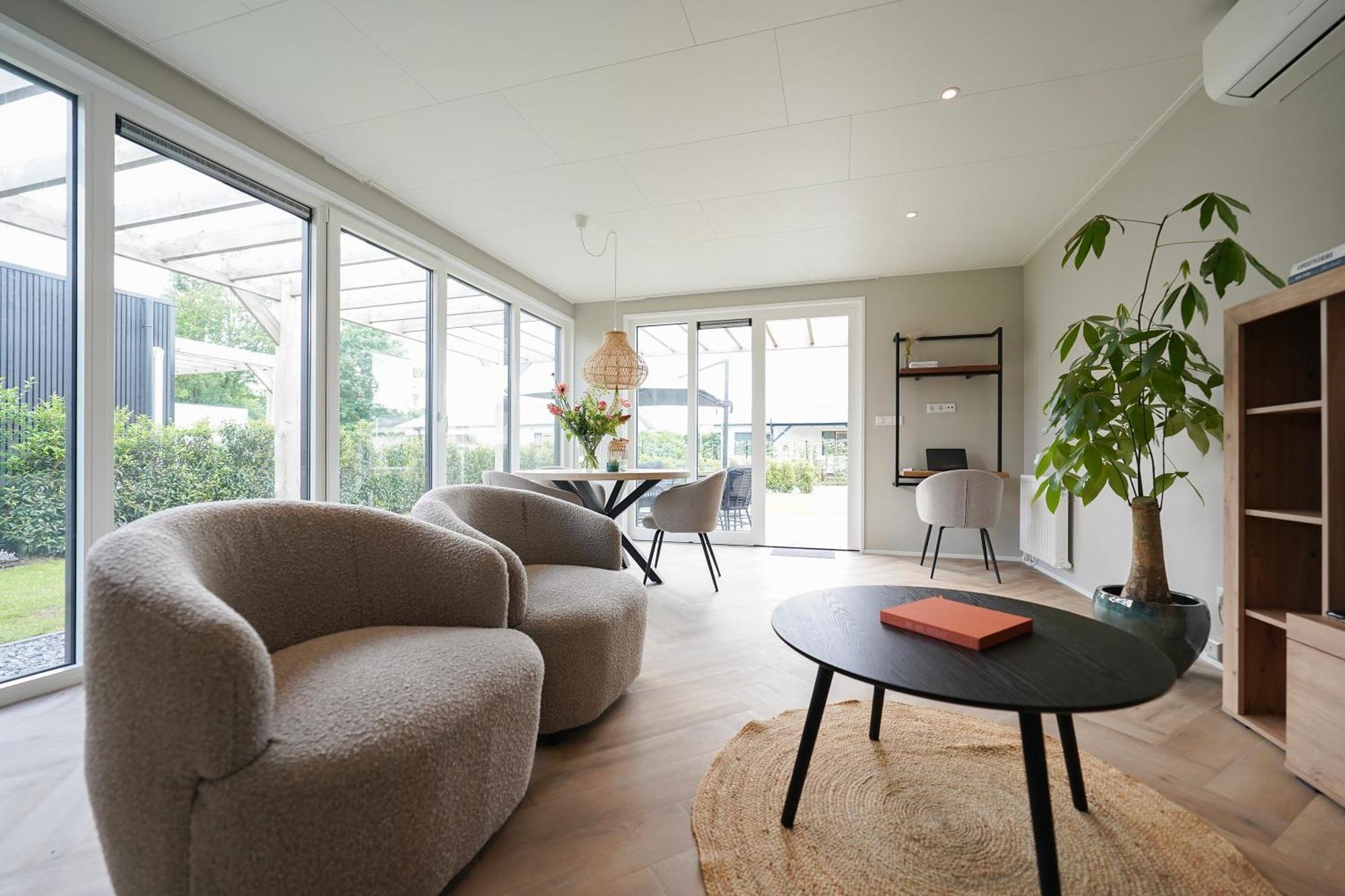 Luxe Lodge 'Bold' Nabij Bos En Veluwemeer - 4 Pers 埃尔默洛 外观 照片